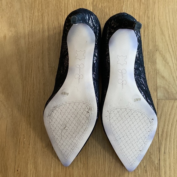 Jessica Simpson Like New “Carpena” Lacy Heels - Picture 8 of 14